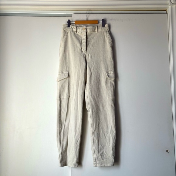 Aritzia Wilfred Free Modern Cargo Pant in Cream (Birch) - Picture 3 of 12